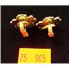 Image 2 : VTG Sterling Flower Clip-On Earrings