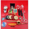 Image 1 : VTG Smalls Lot w/ Matches, Milk Cap, Drink Token, Pipe, & More