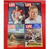 Image 1 : 4 VTG Life Magazines (Football & Baseball)
