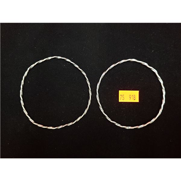 2 Sterling Bracelets