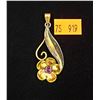 Image 1 : Sterling Flower Pendant