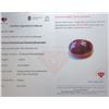 Image 1 : $5,117 Appraisal - 4.45 ct Cert. Red Ruby Gemstone