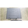 Image 2 : NEW BLACK FOLDING CAMP TABLE 22X18 INCH