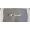 Image 4 : 4 NEW 'HELLO BEAUTIFUL' BATHROOM NON-SLIP MATTS, 34 INCH X 23 INCH