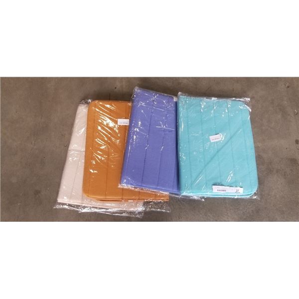 4 NEW FOAM SOFT CUSHION BATH MATTS 19.7 X 31.5 INCH