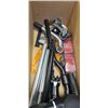 Image 2 : BOX OF NEW BIKE PARTS - FORKS, SEAT, GEARS, FLASHERS, ETC