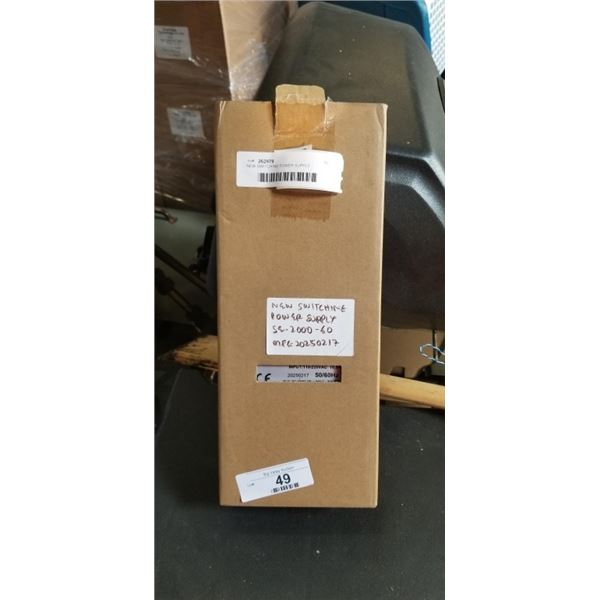NEW SWITCHING POWER SUPPLY SE-2000-60