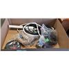 Image 1 : DLINK USB HUB, USB CHARGING ADAPTER, SPEAKER WIRE, POWER BARS AND MORE