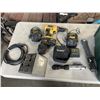 Image 2 : TOTE OF DEWALT POWER TOOLS AND HAND TOOLS