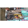 Image 2 : ASSORTED HAND AND SHOP TOOLS, SOCKETS, CIRCULAR SAW,  ETC