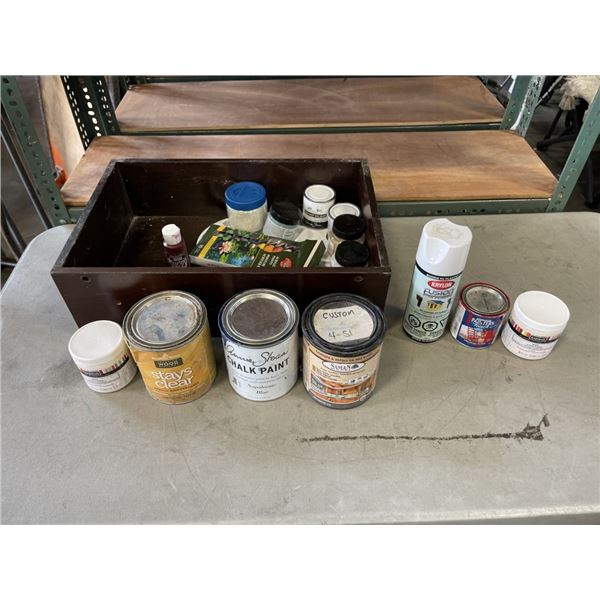 BOX OF CHALK PAINT