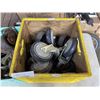 Image 2 : BOX AND CRATE OF CASTORS