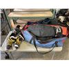 Image 1 : HOCKEY BAG WIT GHEAR, SET OF SKATES AND ROLLERBLADES, SIZE 9