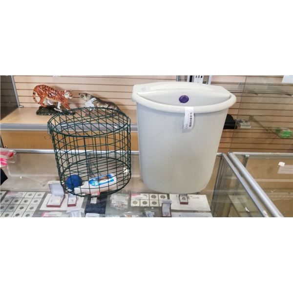 ROYAL PAPER SHREDDER AND SMALL ROUND CAGE
