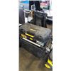 Image 1 : 5 ASSORTED TOOL BOXES, ONE IS DEWALT, ONE IS ROLLING