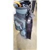 Image 3 : GOLF BAG WITH A FEW CLUBS AND 2-WAY CHIPPER AND BIKE RACK WALL HANGER