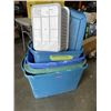 Image 3 : 5 TOTES W/ SOME LIDS