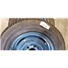 Image 4 : 2 VINTAGE GERMAN CONTINENTAL RADIAL TIRES ON 5 BOLT RIMS, 185 / SR14 / 185-355 M+S, LIKE NEW