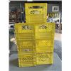 Image 1 : 7 YELLOW MILK CRATES