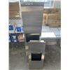 Image 1 : 2 STAINLESS WALL MOUNT GARBAGE CAN / TOWEL DISPENSERS