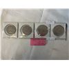 Image 2 : 4 CANADIAN CENTENNIAL DOLLARS 1970 MANITOBA, 1971 BC, 1973 PEI, AND 1974 WINNIPEG