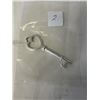 Image 1 : STERLING SILVER TIFFANY AND CO 925 KEY PENDANT, UNAUTHENTICATED