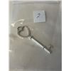 Image 2 : STERLING SILVER TIFFANY AND CO 925 KEY PENDANT, UNAUTHENTICATED