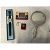 Image 1 : BARBADOS WATCH, VANITY MIRRO AND VINTAGE HANDHELD GAME
