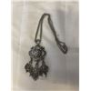 Image 1 : TINN MODERNIST NORWAY NECKLACE DESIGNER MARKED ON 3 TASSLES
