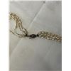 Image 2 : VINTAGE TINY 5 STRAND FRESHWATER PEARL NECKLACE W/ ORIGINAL STERLING SILVER CLASP