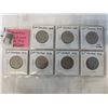 Image 1 : 7 CANADIAN 50 CENT COINS 1968-1976 LOW MINTAGE ALL DIFFERENT
