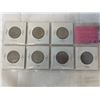 Image 2 : 7 CANADIAN 50 CENT COINS 1968-1976 LOW MINTAGE ALL DIFFERENT