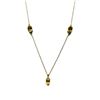 Image 1 : GOLD PLATED STERLING SILVER NATURAL CITRINE QUARTZ (3.15CT) NECKLACE, W/A $420.00. CITRINE IS THE BI