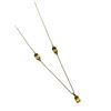 Image 2 : GOLD PLATED STERLING SILVER NATURAL CITRINE QUARTZ (3.15CT) NECKLACE, W/A $420.00. CITRINE IS THE BI