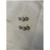 Image 1 : PAIR OF GOLD STUF EARRINGS MARKED 14K ON POSTS AND BUTTERFLIES