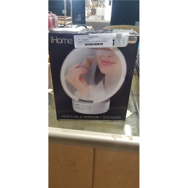 IHOME BLUETOOTH VANITY MIRROR WORKING