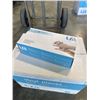 Image 2 : NEW CASE OF SIZE LARGE VINYL GLOVES, 10 BOXES OF 100PC