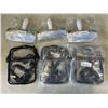 Image 1 : 3 NEW CLEAR CROSS BODY BAGS AND 3 NEW PET HAIR REMOVAL TOOLS