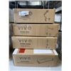 Image 1 : VIVO DOUBLE MONITOR DESK MOUNT, KEYBOARD TRAY AND  SINGLE MONITOR DESK MOUNT, AND SINGLE MONITOR ADJ