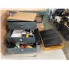 Image 2 : BOX OF OFFICE SUPPLIES WITH BRIEFCASE, ORGANIERS + PENS, PENCILS, PAPER STAPLES AND MORE