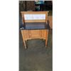 Image 1 : VINTAGE STONE TOP SERVER W/ TILE BACK