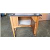 Image 2 : VINTAGE STONE TOP SERVER W/ TILE BACK