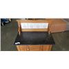 Image 3 : VINTAGE STONE TOP SERVER W/ TILE BACK