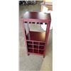 Image 2 : WINE STORAGE SIDE TABLE W/ GLASS RACK