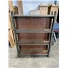 Image 1 : VINTAGE WOODEN BOOKSHELF, VERY STURDY