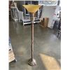 Image 1 : VINTAGE FLOOR LAMP W/ GLASS SHADE