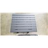 Image 2 : NEW BLACK FOLDING CAMP TABLE 22X18 INCH
