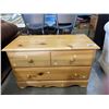 Image 1 : PINE STORAGE TRUNK WITH DRAWER