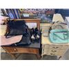 Image 1 : ASSORTED DESIGNER PURSES AND HEELS SIZE 7