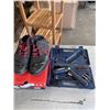Image 1 : UNDER ARMOUR PROPHET SIZE 9.5 BASKETBALL SHOES, USED AND MASTERCRAFT BIT DRIVER